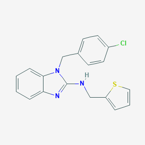 1-(4-chlorobenzyl)-N-(thiophen-2-ylmethyl)-1H-benzimidazol-2-amine