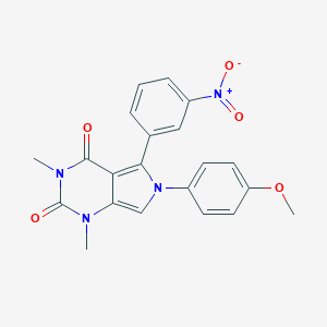 6-(4-methoxyphenyl)-1,3-dimethyl-5-(3-nitrophenyl)-1H-pyrrolo[3,4-d]pyrimidine-2,4(3H,6H)-dione