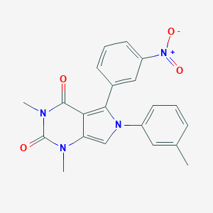 1,3-dimethyl-6-(3-methylphenyl)-5-(3-nitrophenyl)-1H-pyrrolo[3,4-d]pyrimidine-2,4(3H,6H)-dione
