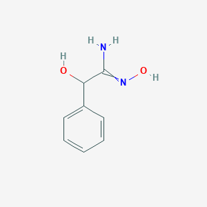 molecular formula C8H10N2O2 B226859 (1Z)-N',2-dihydroxy-2-phenylethanimidamide CAS No. 24440-15-1