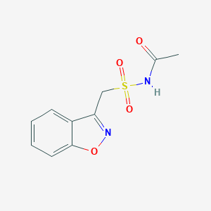 molecular formula C10H10N2O4S B022687 N-Acetyl Zonisamide CAS No. 68936-43-6