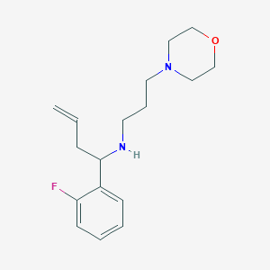 molecular formula C17H25FN2O B226874 N-[1-(2-fluorophenyl)-3-butenyl]-N-[3-(4-morpholinyl)propyl]amine 