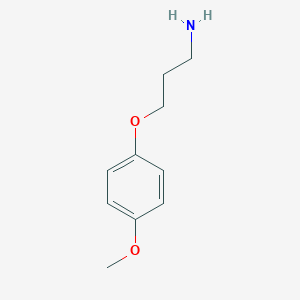 molecular formula C10H15NO2 B022716 3-(4-Methoxyphenoxy)propan-1-amine CAS No. 100841-00-7