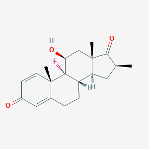 molecular formula C20H25FO3 B022718 9-Fluoro-11beta-hydroxy-16beta-methylandrosta-1,4-diene-3,17-dione CAS No. 3109-01-1