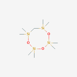 molecular formula C9H26O3Si4 B022725 2,2,4,4,6,6,8,8-Octamethyl-1,3,5,2,4,6,8-trioxatetrasilocane CAS No. 19939-05-0