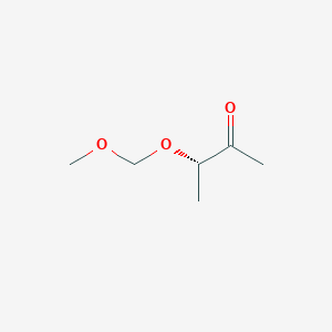 molecular formula C6H12O3 B022731 (3S)-3-(Methoxymethoxy)butan-2-one CAS No. 106513-36-4