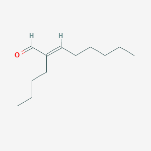 molecular formula C12H22O B227514 2-Butyloct-2-enal CAS No. 13019-16-4