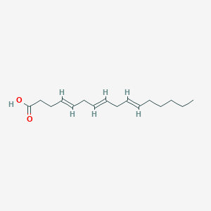 molecular formula C16H26O2 B227534 4,7,10-Hexadecatrienoic acid CAS No. 10404-91-8