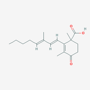 molecular formula C18H26O3 B227621 Trisporic acid CAS No. 11043-91-7