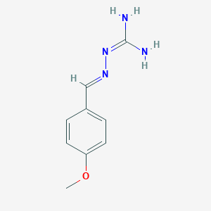 molecular formula C16H19OP B227777 Hydrazinecarboximidamide, 2-((4-methoxyphenyl)methylene)- CAS No. 13308-82-2
