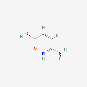 molecular formula C11H14O2S B227790 cis-beta-Carboxyacrylamidine CAS No. 10567-30-3