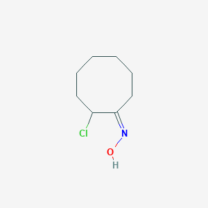 molecular formula C8H14ClNO B227797 alpha-Chlorocyclooctanone oxime CAS No. 10499-33-9