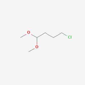 molecular formula C6H13ClO2 B022782 4-Chloro-1,1-dimethoxybutane CAS No. 29882-07-3