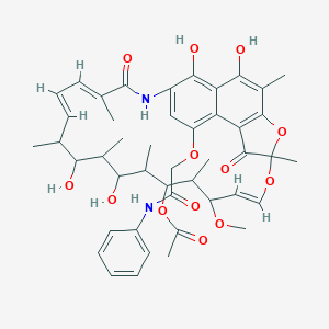 molecular formula C45H54N2O13 B227820 Rifamycin B anilide CAS No. 13929-39-0