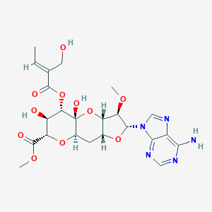 molecular formula C23H29N5O11 B022783 Herbicidin-A CAS No. 55353-31-6