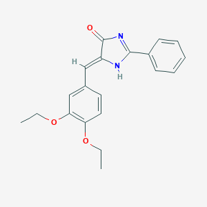 (5Z)-5-[(3,4-diethoxyphenyl)methylidene]-2-phenyl-1H-imidazol-4-one