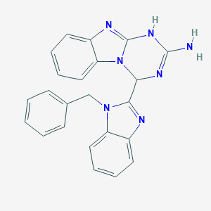 4-(1-benzyl-1H-benzimidazol-2-yl)-1,4-dihydro[1,3,5]triazino[1,2-a]benzimidazol-2-amine