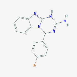 4-(4-Bromophenyl)-1,4-dihydro[1,3,5]triazino[1,2-a]benzimidazol-2-amine