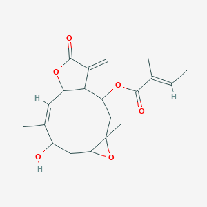 molecular formula C20H26O6 B227872 Heliangin CAS No. 13323-48-3