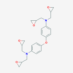 molecular formula C24H28N2O5 B022788 4-[4-[bis(oxiran-2-ylmethyl)amino]phenoxy]-N,N-bis(oxiran-2-ylmethyl)aniline CAS No. 105359-67-9