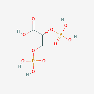 molecular formula C3H8O10P2 B227904 2,3-bisphospho-D-glycerate CAS No. 14438-19-8
