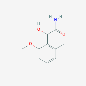 molecular formula C10H13NO3 B022791 2-Hydroxy-2-(2-methoxy-6-methylphenyl)acetamide CAS No. 100948-55-8