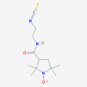 molecular formula C12H20N3O2S B022795 3-(2-Isothiocyanatoethylcarbamoyl)-proxyl CAS No. 100929-92-8