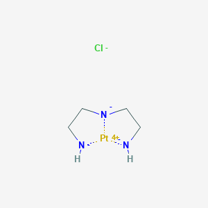 molecular formula C4H10ClN3Pt B227967 Chlorodiethylenetriamine platinum CAS No. 14215-58-8