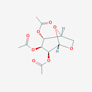 molecular formula C7H18ClN B227974 2,3,4-Tri-O-acetyl-1,6-anhydromannopyranose CAS No. 13242-48-3