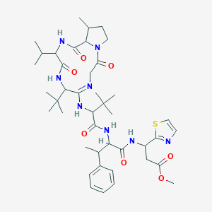 molecular formula C42H62N8O7S B228019 Bottromycin A2 CAS No. 15005-62-6