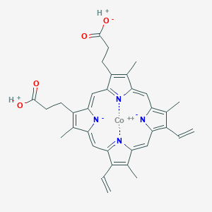 molecular formula C34H32CoN4O4-4 B228035 钴原卟啉 CAS No. 14325-03-2