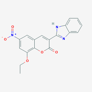 3-(1H-benzimidazol-2-yl)-8-ethoxy-6-nitro-2H-chromen-2-one