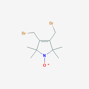 molecular formula C10H16Br2NO B022812 3,4-双(溴甲基)-2,5-二氢-2,2,5,5-四甲基-1H-吡咯-1-氧自由基 CAS No. 229621-20-9