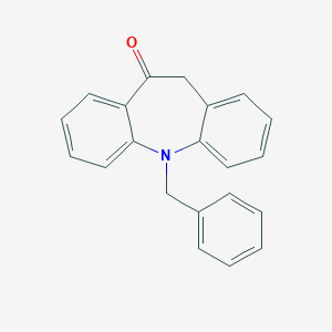 molecular formula C21H17NO B022828 5-Benzyl-10-oxo-10,11-dihydro-5H-dibenz[b,f]azepine CAS No. 10464-31-0