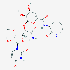 molecular formula C23H31N5O12 B022844 卡普拉霉素 CAS No. 102770-00-3