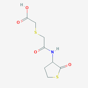 molecular formula C8H11NO4S2 B022857 Erdosteine CAS No. 105426-14-0