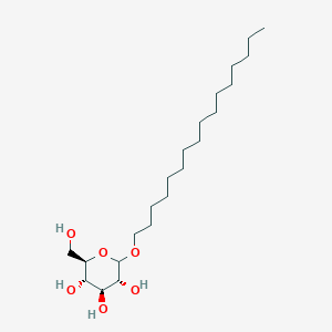molecular formula C22H44O6 B022878 Hexadecyl D-glucoside CAS No. 54549-27-8