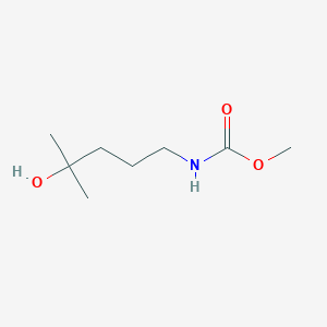 molecular formula C8H17NO3 B022883 Methyl (4-hydroxy-4-methylpentyl)carbamate CAS No. 105941-78-4