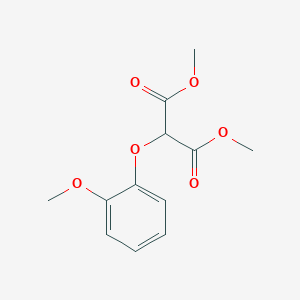 molecular formula C12H14O6 B022909 Dimethyl 2-(2-methoxyphenoxy)malonate CAS No. 150726-89-9