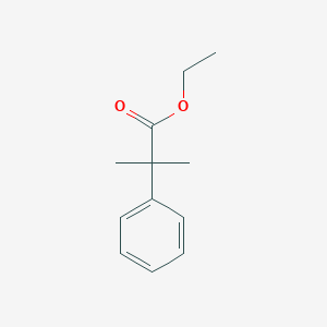 molecular formula C12H16O2 B022911 Ethyl 2-methyl-2-phenylpropanoate CAS No. 2901-13-5