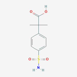 molecular formula C10H13NO4S B022913 2-methyl-2-(4-sulfamoylphenyl)propanoic Acid CAS No. 374067-95-5