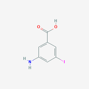 molecular formula C7H6INO2 B022927 3-Amino-5-iodobenzoic acid CAS No. 102153-73-1