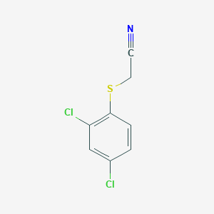 molecular formula C8H5Cl2NS B022933 2-[(2,4-Dichlorophenyl)thio]acetonitrile CAS No. 103575-48-0