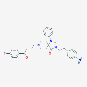 molecular formula C31H35FN4O2 B022942 N-(p-Aminophenethyl)spiperone CAS No. 93801-18-4