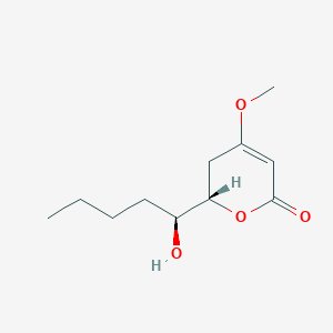molecular formula C11H18O4 B022945 (1’S)-Dehydropestalotin CAS No. 34565-32-7