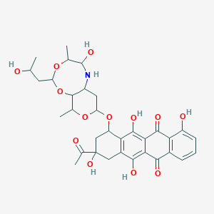 molecular formula C33H39NO13 B022947 巴米诺霉素 II CAS No. 108089-33-4