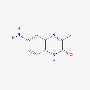 molecular formula C9H9N3O B022962 6-氨基-3-甲基喹喔啉-2(1H)-酮 CAS No. 19801-05-9