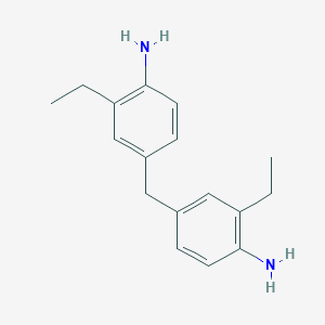 molecular formula C17H22N2 B022963 4,4'-亚甲基双(2-乙基苯胺) CAS No. 19900-65-3