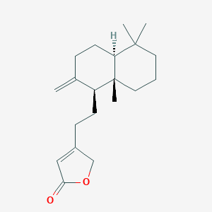 molecular formula C20H30O2 B022964 8(17),13-Labdadien-15,16-olide 