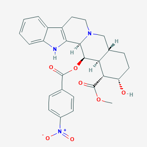 molecular formula C28H29N3O7 B022970 14-(4-Nitrobenzoyloxy)yohimbine CAS No. 109460-90-4